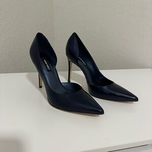 Nine West Dark Blue Stiletto Heels